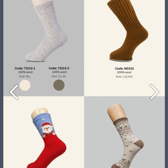 Christmas present Lovely wool socks - Picture 4 of 4